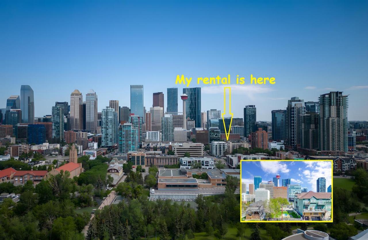 Entire Condo Downtown, Walk To Bmo & Stampede, Parking, 1,5 Hrs To Banff YYC Екстериор снимка